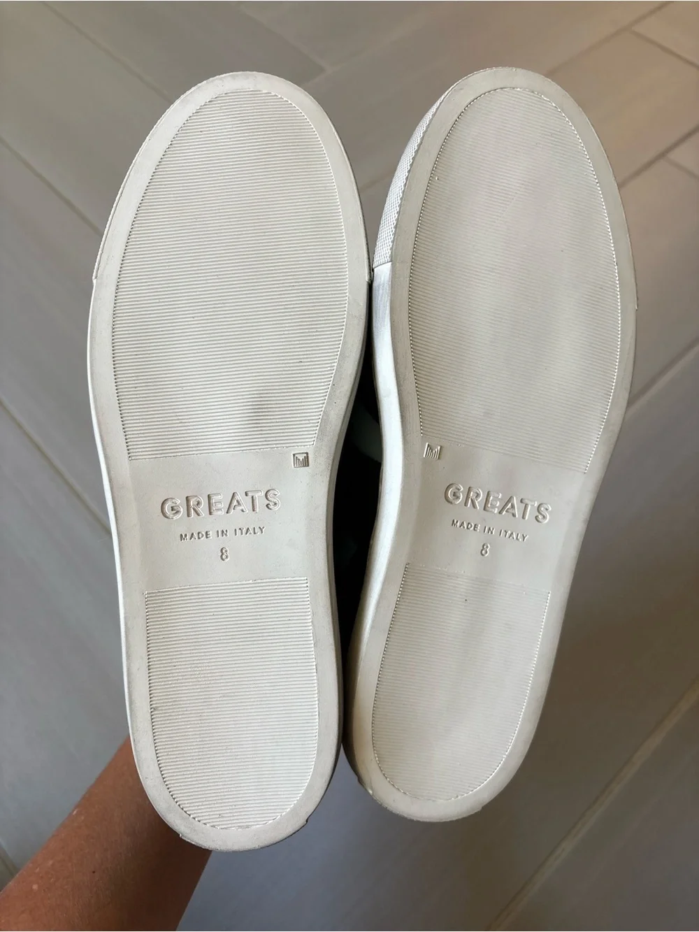 Greats Charlie Two-Tone Black and Light Blue Low-Top Sneakers